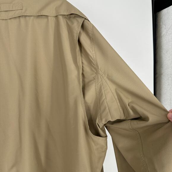 Duluth Trading Co. Vented Fishing Button Front Shirt Long Sleeve Mens 3XL - Picture 2 of 11